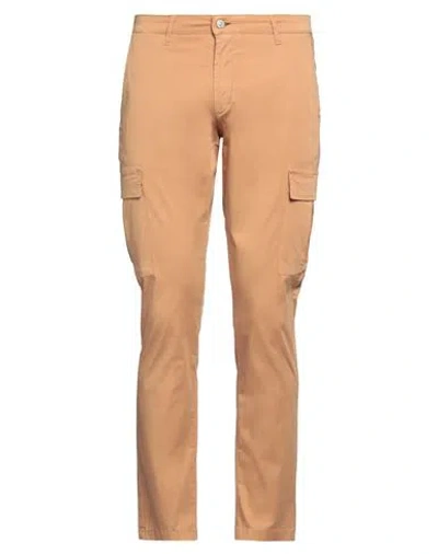 Grey Daniele Alessandrini Man Pants Camel Size 32 Cotton, Elastane In Beige