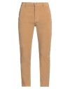 Grey Daniele Alessandrini Man Pants Camel Size 32 Cotton, Elastane In Beige