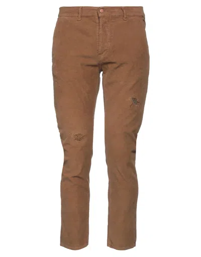 Grey Daniele Alessandrini Pants In Beige