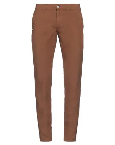 Grey Daniele Alessandrini Man Pants Camel Size 32 Cotton, Elastane In Brown
