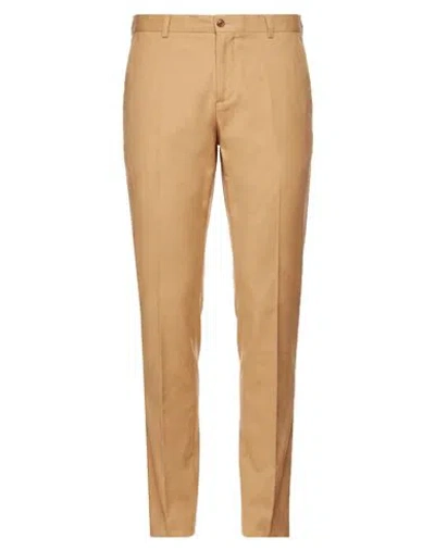 Grey Daniele Alessandrini Man Pants Camel Size 32 Polyester, Viscose, Elastane In Brown