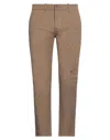 Grey Daniele Alessandrini Man Pants Camel Size 38 Cotton, Elastane In Beige