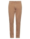 Grey Daniele Alessandrini Man Pants Camel Size 31 Cotton, Elastane In Beige