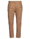 Grey Daniele Alessandrini Man Pants Camel Size 36 Cotton, Elastane In Beige