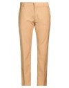 Grey Daniele Alessandrini Man Pants Camel Size 38 Polyester, Viscose, Elastane In Burgundy