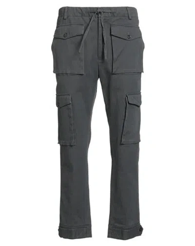 Grey Daniele Alessandrini Man Pants Charcoal Size 28 Cotton, Elastane In Gray