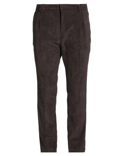Grey Daniele Alessandrini Man Pants Chocolate Brown Size 36 Polyester, Polyamide, Elastane
