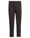 GREY DANIELE ALESSANDRINI GREY DANIELE ALESSANDRINI MAN PANTS CHOCOLATE BROWN SIZE 30 POLYESTER, ELASTANE