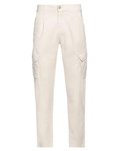 Grey Daniele Alessandrini Man Pants Cream Size 29 Cotton, Elastane In White