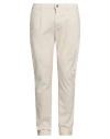 Grey Daniele Alessandrini Man Pants Cream Size 30 Cotton, Elastane In White
