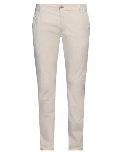 Grey Daniele Alessandrini Man Pants Cream Size 36 Cotton, Elastane In White