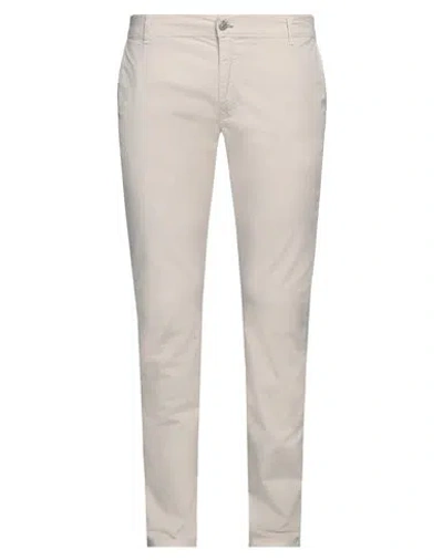 Grey Daniele Alessandrini Man Pants Cream Size 30 Cotton, Elastane In White