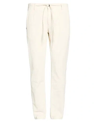 Grey Daniele Alessandrini Man Pants Cream Size 34 Cotton, Elastane In White