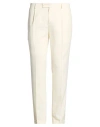Grey Daniele Alessandrini Man Pants Cream Size 34 Polyester, Viscose, Elastane In Neutral