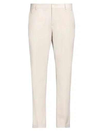 Grey Daniele Alessandrini Man Pants Cream Size 38 Polyester, Viscose, Elastane In White