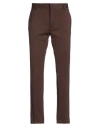 Grey Daniele Alessandrini Man Pants Dark Brown Size 28 Polyester, Viscose, Elastane In Brown