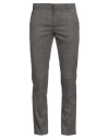 Grey Daniele Alessandrini Man Pants Dark Brown Size 30 Polyester, Viscose, Elastane In Brown