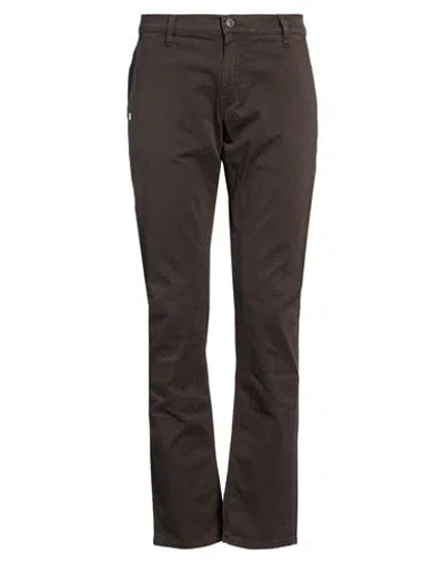 Grey Daniele Alessandrini Man Pants Dark Brown Size 31 Cotton, Elastane