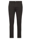 Grey Daniele Alessandrini Man Pants Dark Brown Size 32 Cotton, Elastane