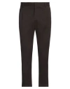 Grey Daniele Alessandrini Man Pants Dark Brown Size 30 Cotton, Elastane In Brown