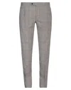Grey Daniele Alessandrini Pants In Brown