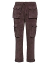 Grey Daniele Alessandrini Man Pants Dark Brown Size 36 Polyester, Polyamide, Elastane In Brown