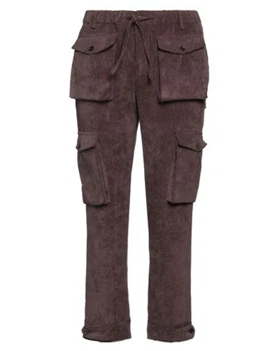 Grey Daniele Alessandrini Man Pants Dark Brown Size 36 Polyester, Polyamide, Elastane