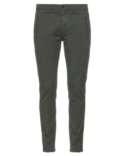 Grey Daniele Alessandrini Man Pants Dark Green Size 29 Cotton, Elastane