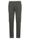 Grey Daniele Alessandrini Man Pants Dark Green Size 31 Cotton, Elastane