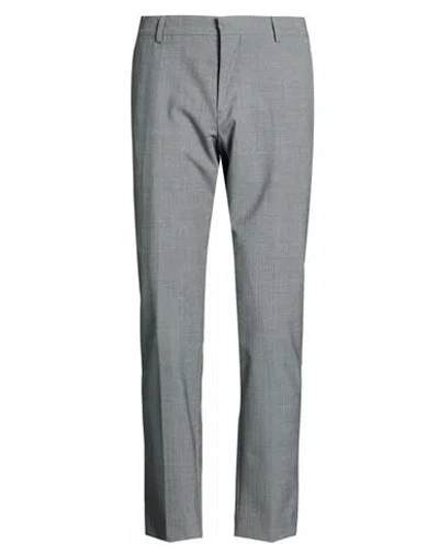 Grey Daniele Alessandrini Man Pants Grey Size 28 Wool, Polyester, Elastane In Gray