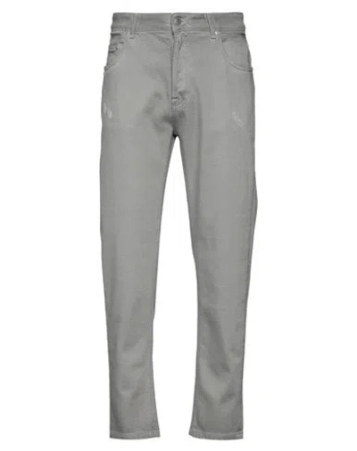 Grey Daniele Alessandrini Man Pants Grey Size 30 Organic Cotton, Elastane