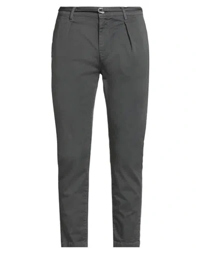 Grey Daniele Alessandrini Man Pants Grey Size 32 Cotton, Elastane In Gray