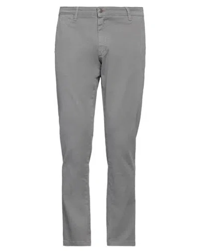 Grey Daniele Alessandrini Man Pants Grey Size 30 Cotton, Elastane