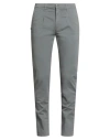 Grey Daniele Alessandrini Man Pants Grey Size 33 Cotton, Elastane In Gray