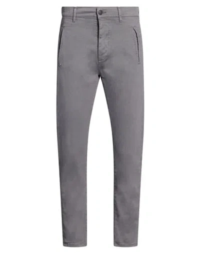 Grey Daniele Alessandrini Man Pants Grey Size 36 Cotton, Elastane In Gray