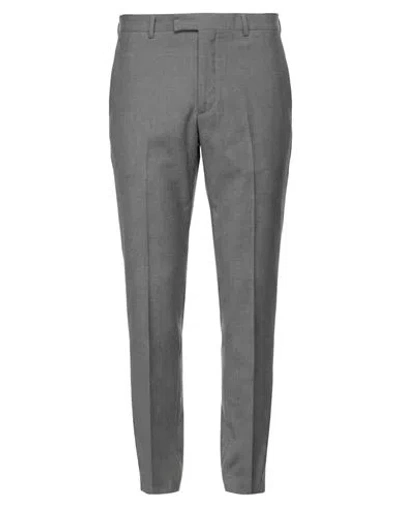 Grey Daniele Alessandrini Man Pants Grey Size 38 Polyester, Viscose In Gray