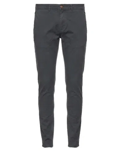 Grey Daniele Alessandrini Man Pants Gunmetal Size 38 Cotton, Elastane In Blue