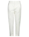 Grey Daniele Alessandrini Man Pants Ivory Size 28 Cotton, Elastane In White