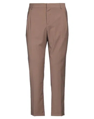 Grey Daniele Alessandrini Man Pants Khaki Size 36 Polyester, Viscose, Elastane In Beige