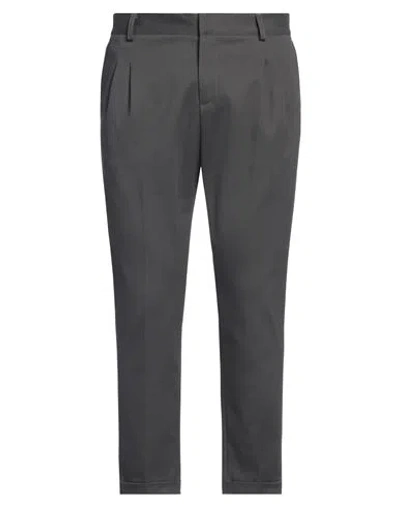 Grey Daniele Alessandrini Man Pants Lead Size 32 Cotton, Elastane In Grey
