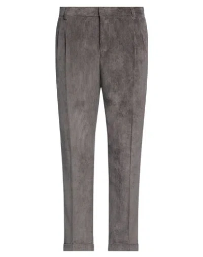 Grey Daniele Alessandrini Man Pants Lead Size 34 Polyester, Polyamide, Elastane In Gray