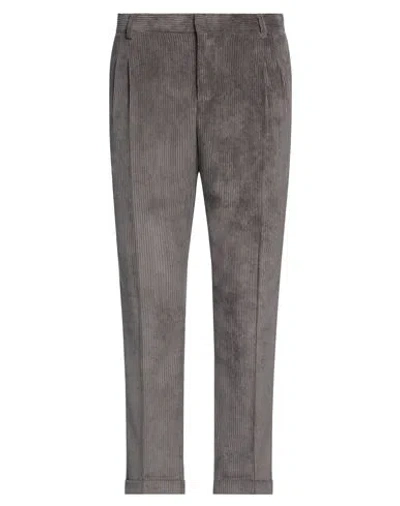 Grey Daniele Alessandrini Man Pants Lead Size 34 Polyester, Polyamide, Elastane In Grey