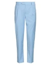 Grey Daniele Alessandrini Man Pants Light Blue Size 36 Polyester, Viscose, Elastane