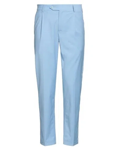 Grey Daniele Alessandrini Man Pants Light Blue Size 36 Polyester, Viscose, Elastane