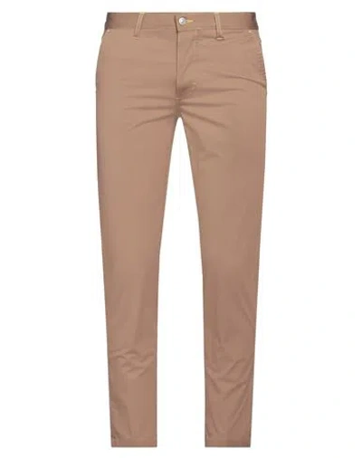 Grey Daniele Alessandrini Man Pants Light Brown Size 30 Cotton, Elastane