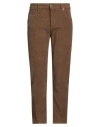 Grey Daniele Alessandrini Man Pants Light Brown Size 32 Cotton, Elastane