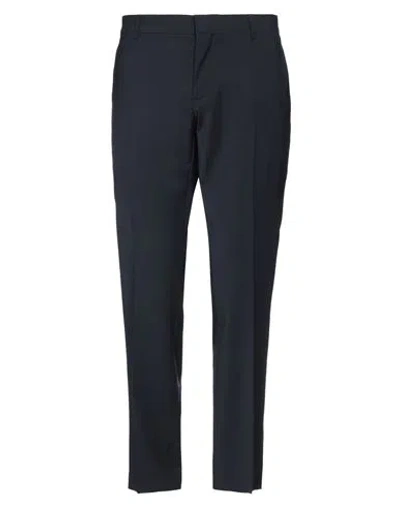 Grey Daniele Alessandrini Man Pants Midnight Blue Size 26 Wool, Polyester, Elastane