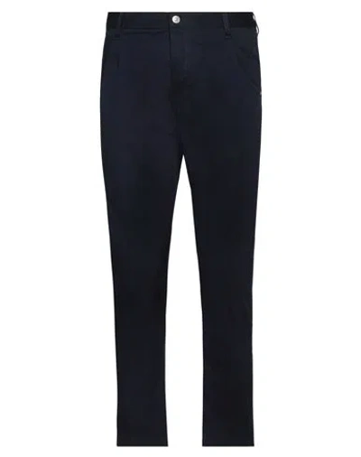 Grey Daniele Alessandrini Man Pants Midnight Blue Size 30 Cotton, Elastane