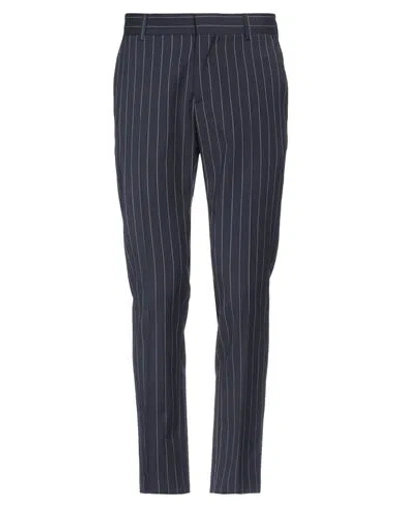 Grey Daniele Alessandrini Man Pants Midnight Blue Size 30 Polyester, Wool, Elastane
