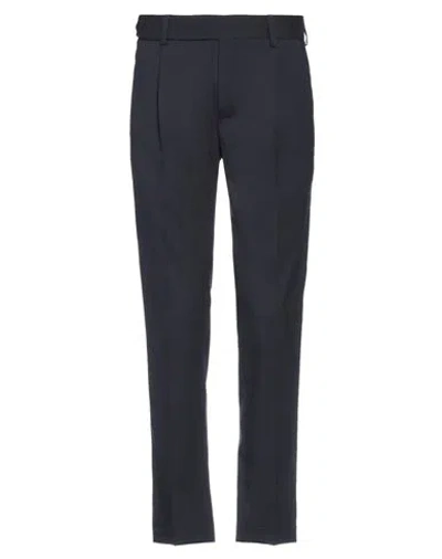 Grey Daniele Alessandrini Man Pants Midnight Blue Size 30 Polyester, Wool, Elastane In Black